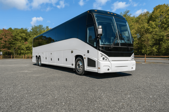 Charter Bus Rental Bowie 56 Passenger Charter Bus